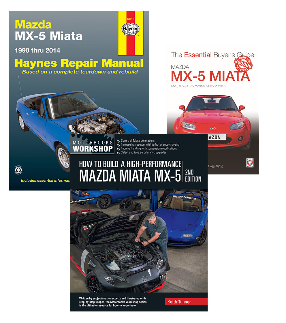 Mazda Miata MX-5: High Perfomrance 3 Book Set – MidlifeClassicCars.com