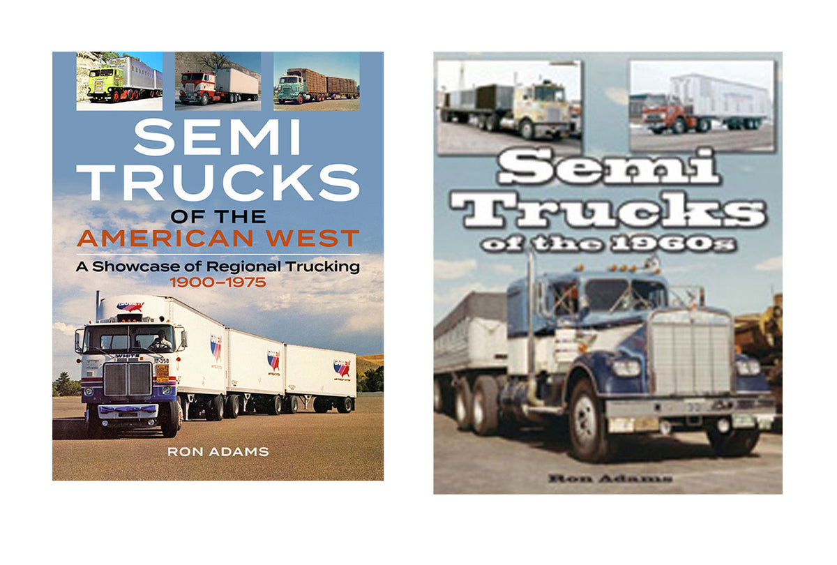 Semi Trucks of the American West & 1960s (2 Book Set