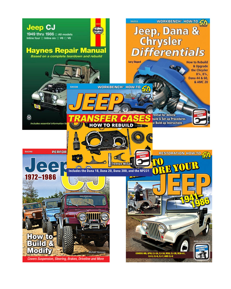 Ultimate Jeep Restoration 5 Book Set Midlife Classic Cars
