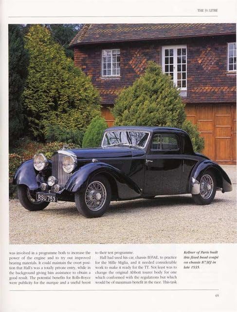 Bentley 3 1/2 & 4 1/4 Litre 1933-40 In Detail – MidlifeClassicCars.com