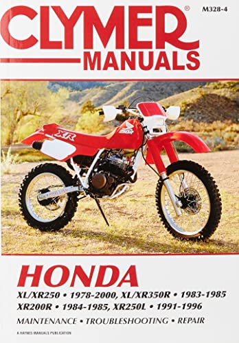 Honda Xl/Xr250 1978-2000, Xl/Xr350R 1983-1985, Xr200R