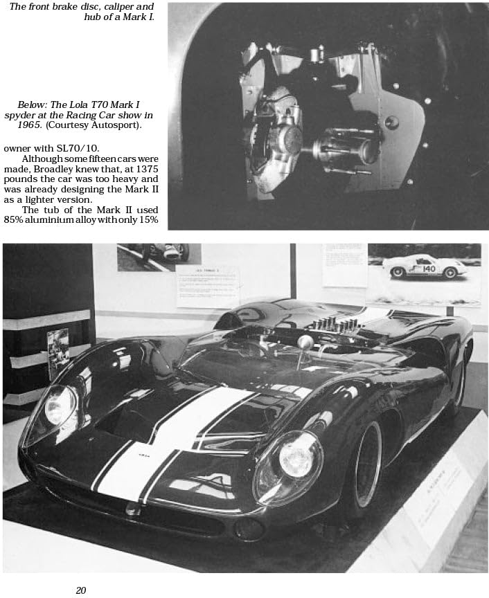 洋書 LOLA T70　The Racing History & ~ 背割れあり Lola T70 - The Racing History & Individual Chassis Record: Classic