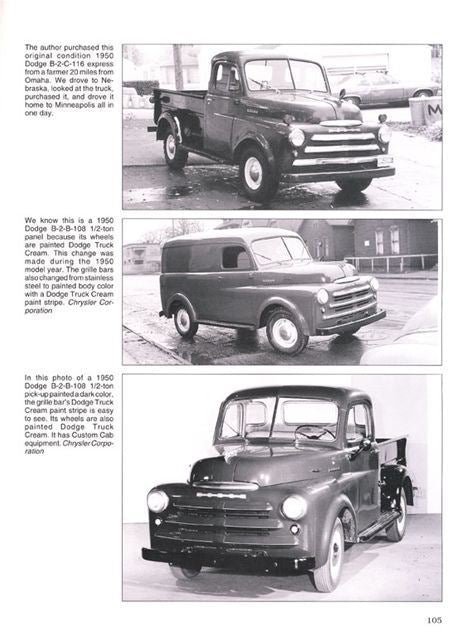 洋書 THE DODGE STORY 1941 - 1947 Dodge Truck W Series Shop Manual - OEM Service