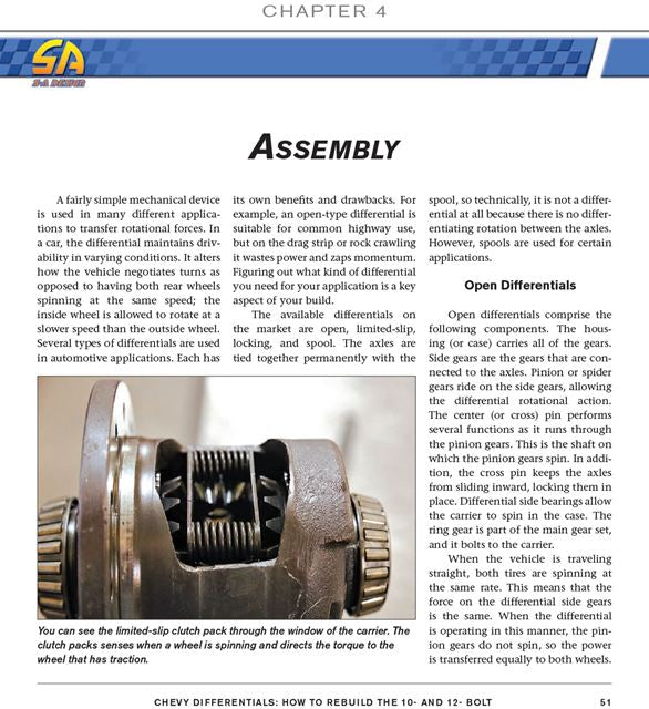 thumbnail image 2 of GM Chevrolet Differentials & Axles Rebuild Manual – 10 & 12 Bolt – Bryant Book 2015 2 of 3