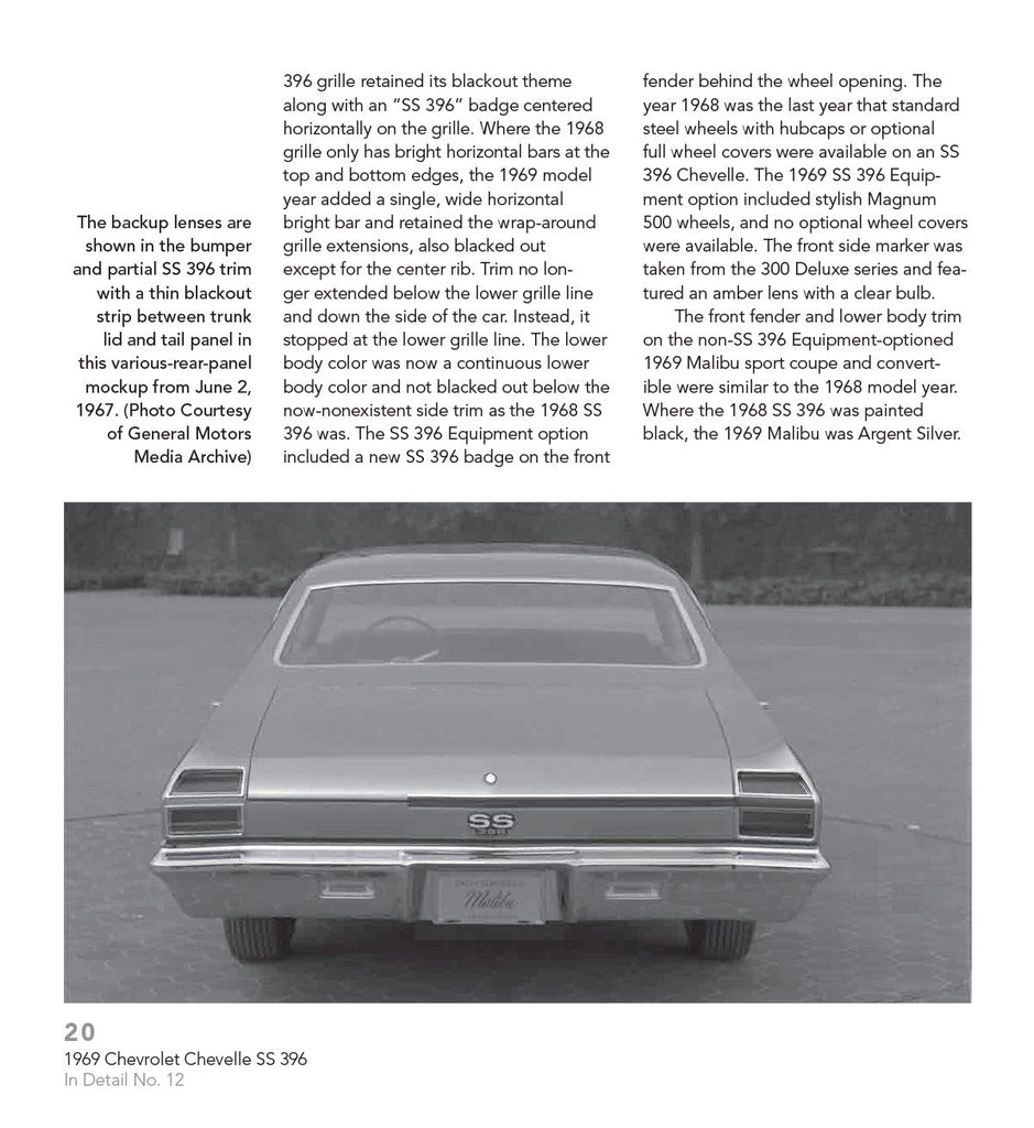 1969 Chevrolet Chevelle SS 396 Muscle Cars In Detail No. 12