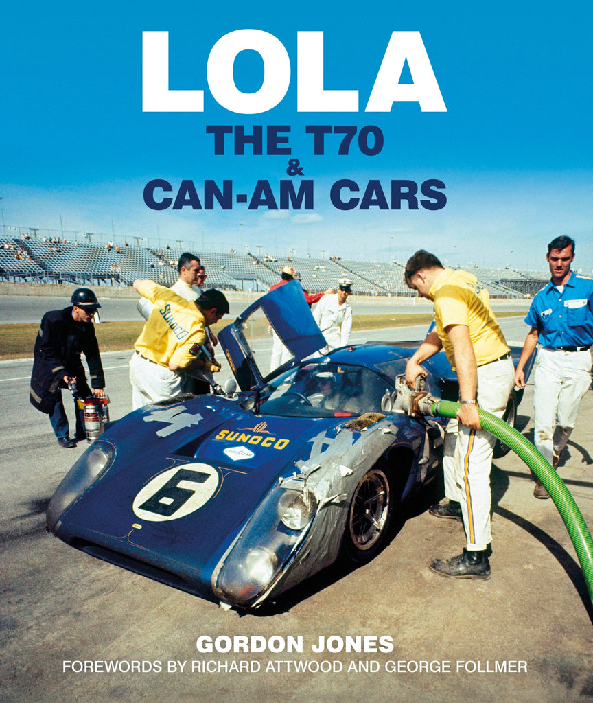 洋書 LOLA T70　The Racing History & ~ 背割れあり Lola: The T70 and Can-Am Cars & Race Cars 1962-1990 (2 Book Set