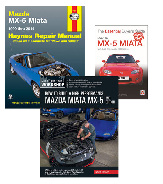 Mazda Miata MX-5: High Perfomrance 3 Book Set – MidlifeClassicCars.com