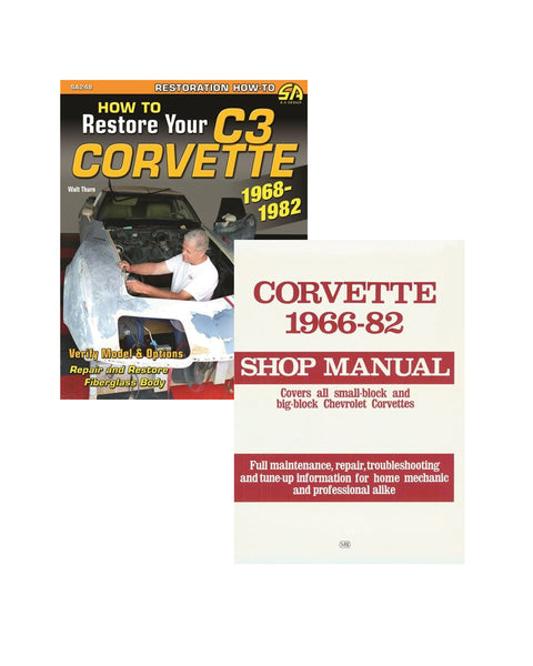 Corvette C3 1968-1982 Restore And Workshop Manual 2 Book Set