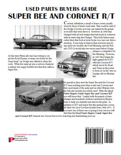 Super Bee Coronet Used Parts Buyers Guide 68-70 –